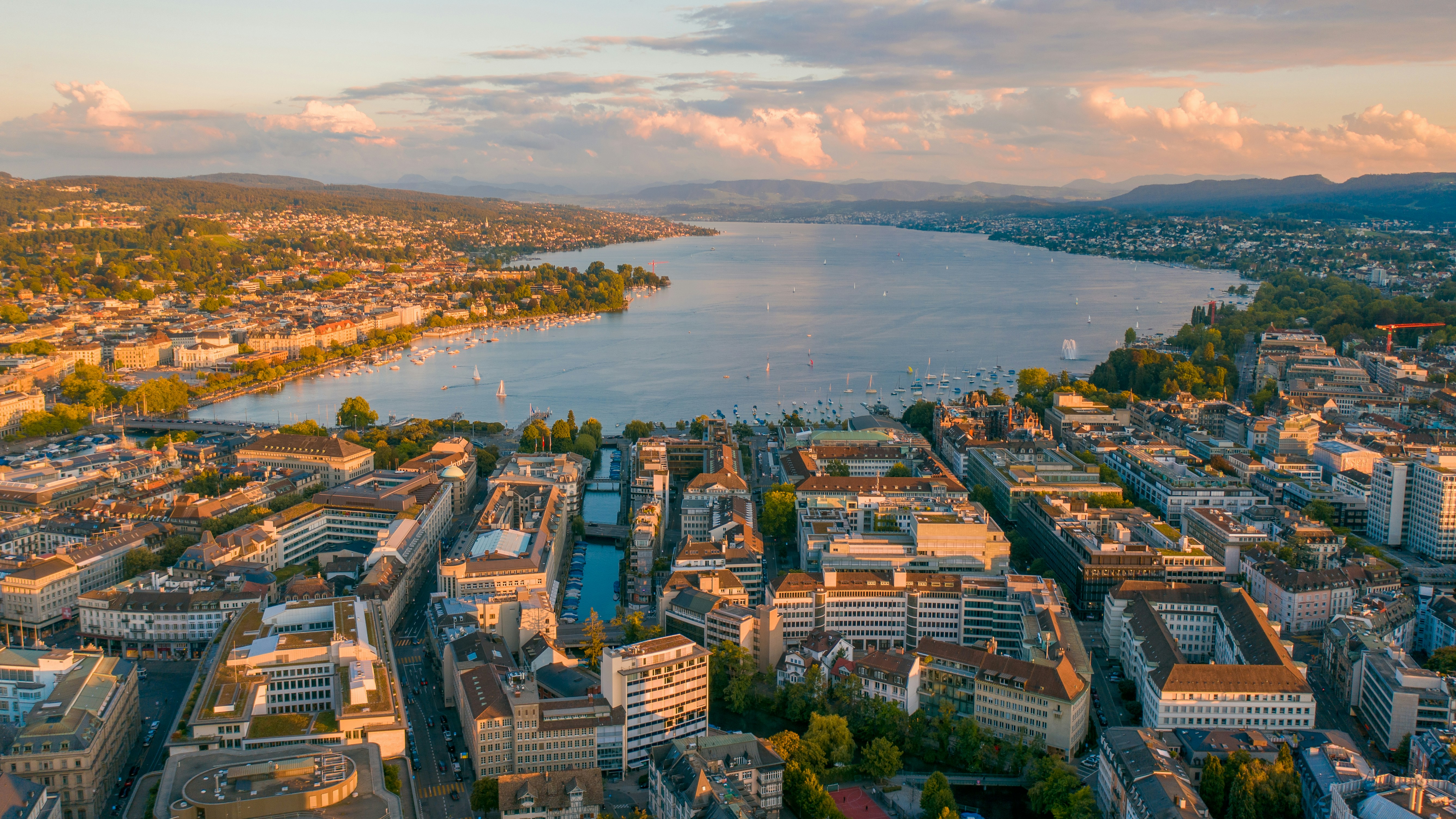 Zürich aerial view